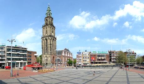 Foto Grote Markt in Groningen, Zien, Koffie, Borrel, Buurt