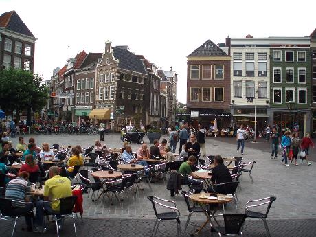 Foto Grote Markt in Zwolle, Zien, Buurt, plein, park