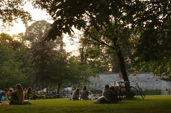 Foto Stadspark in Maastricht, Zien, Buurt, plein, park - #1