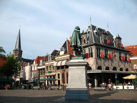 Foto Roode Steen in Hoorn, Zien, Buurt, plein, park
