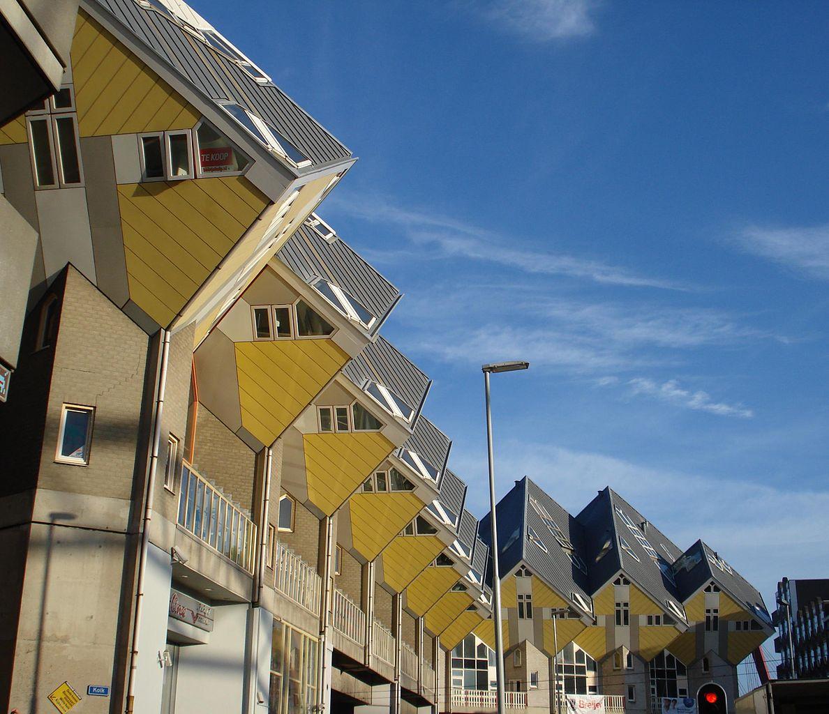 Foto Kubuswoningen in Rotterdam, Zien, Bezienswaardigheden, Activiteiten - #1