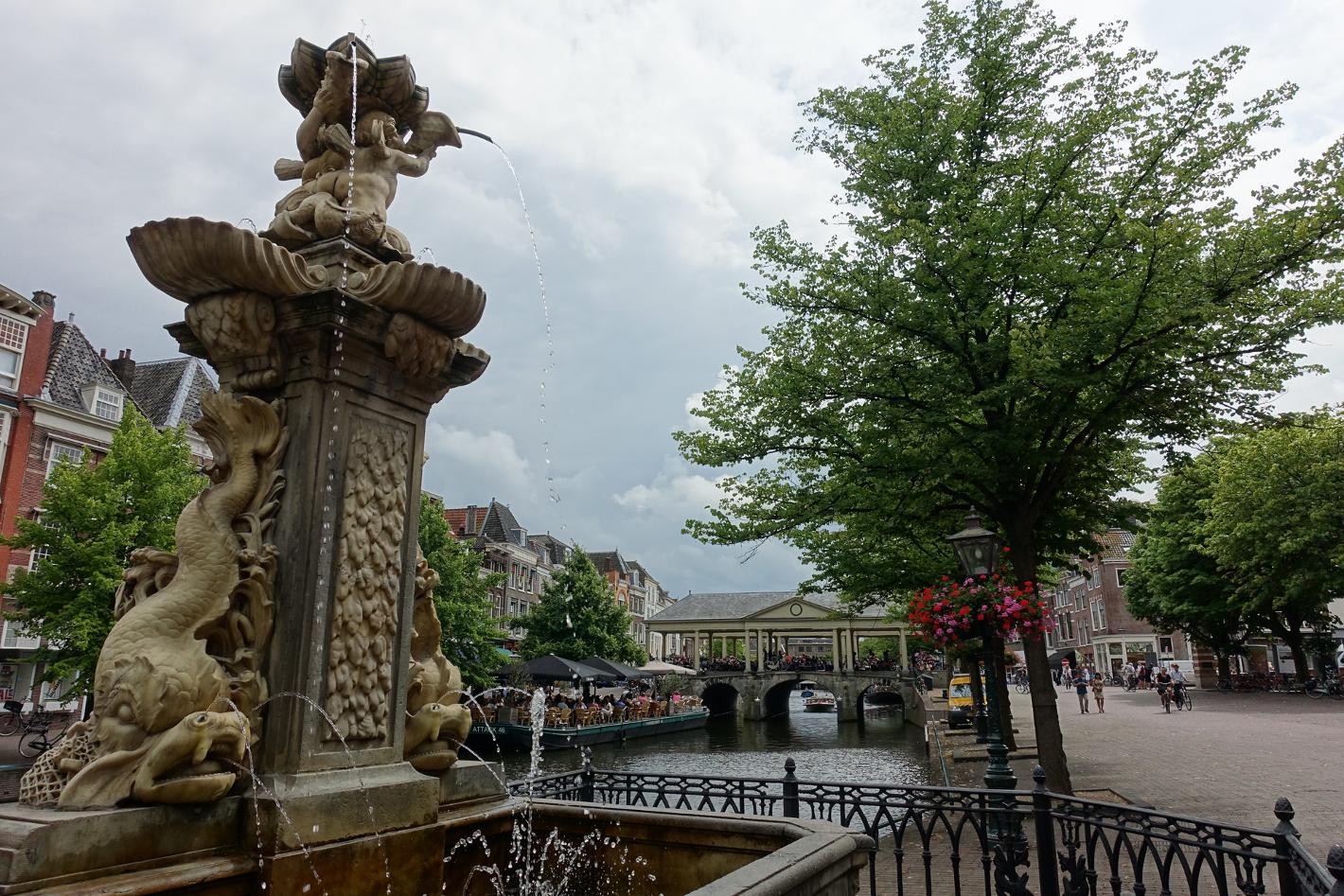 Foto Visfontein in Leiden, Zien, Bezienswaardigheden - #1