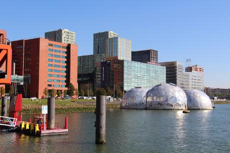 Foto Drijvend Paviljoen in Rotterdam, Zien, Plek bezichtigen