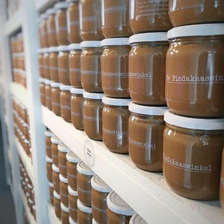 Foto De Pindakaaswinkel in Amsterdam, Winkelen, Delicatessen & lekkerijen