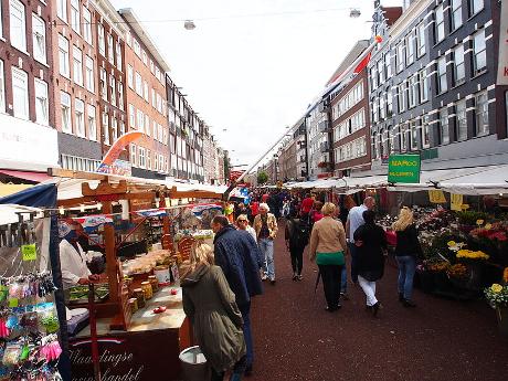 Foto Albert Cuypmarkt in Amsterdam, Zien, Buurt, plein, park
